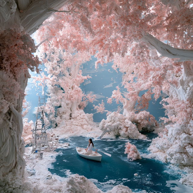 JeeYoung Lee style, Midjourney V8.2, render 1 of 4