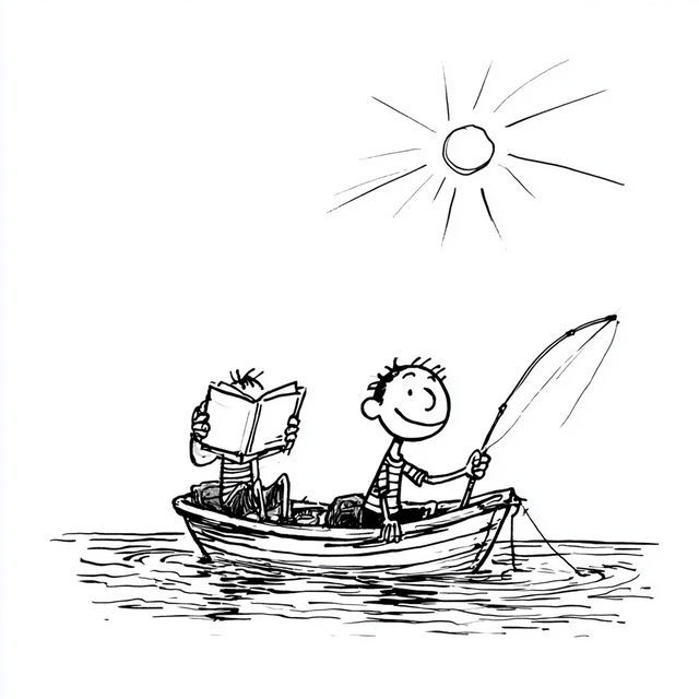 Jeff Kinney style, Midjourney V8.2, render 4 of 4