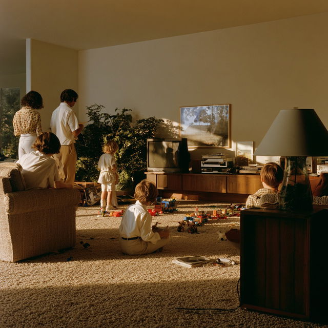 Jeff Wall style, Midjourney V8.2, render 2 of 4