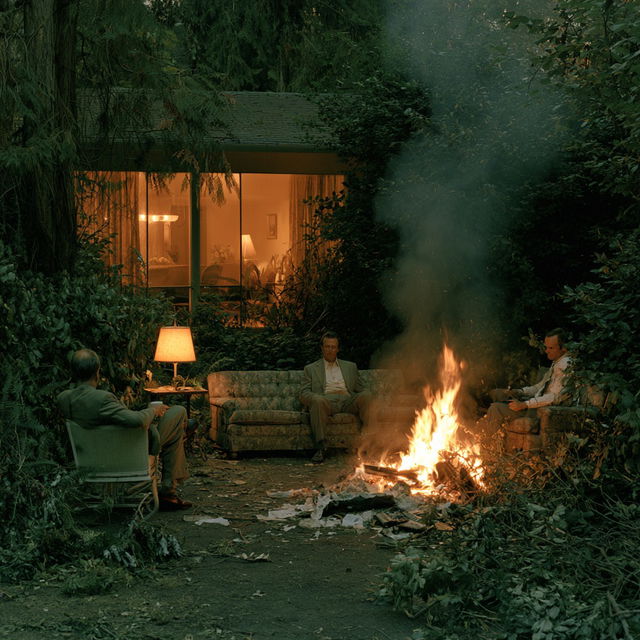 Jeff Wall style, Midjourney V8.2, render 3 of 4