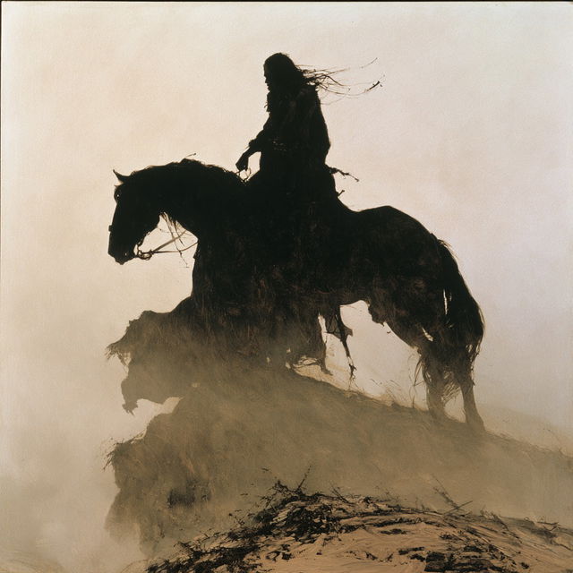 Jeffrey Catherine Jones style, Midjourney V8.2, render 4 of 4
