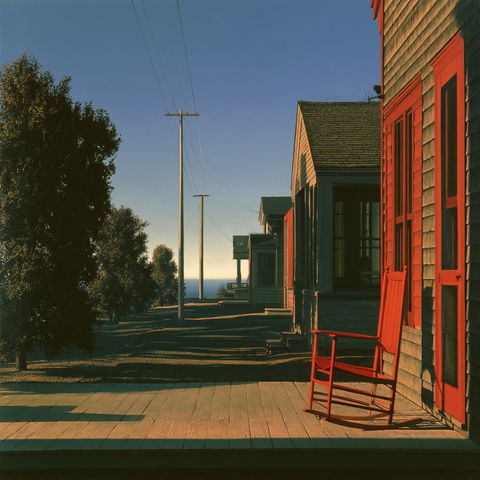 Jeffrey Smart style (Painters), Midjourney V8.2