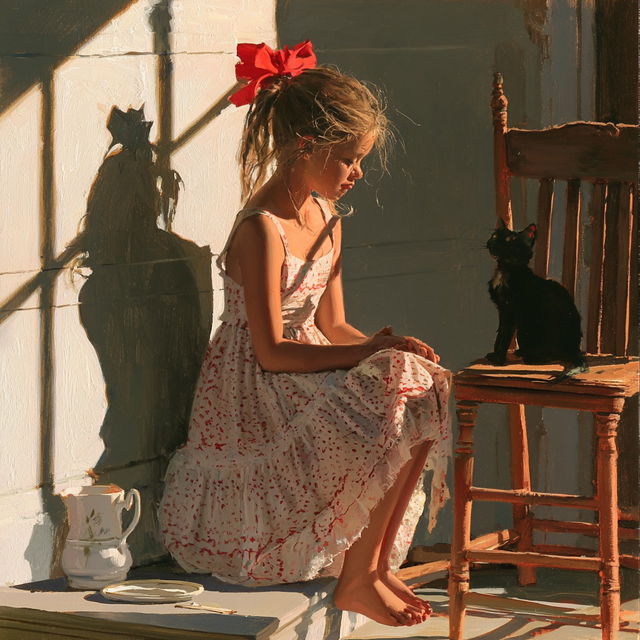Jeffrey T. Larson style, Midjourney V8.2, render 3 of 4
