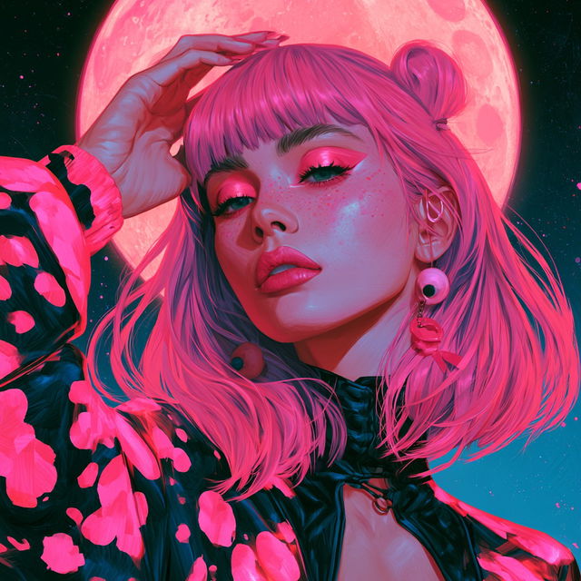 Jen Bartel style, Midjourney V8.2, render 2 of 4