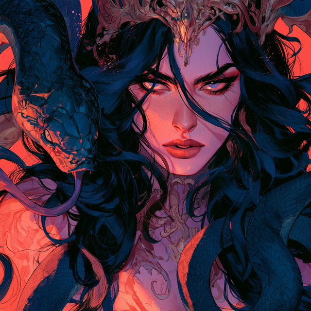 Jen Bartel style, Midjourney V8.2, render 4 of 4