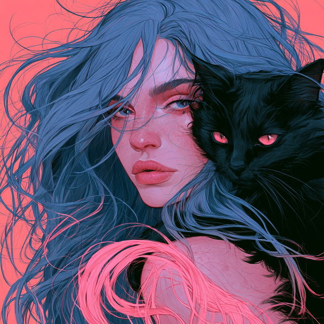 Jen Bartel style, Midjourney V8.2, render 3 of 4
