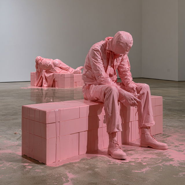 Jennifer Rubell style, Midjourney V8.2, render 3 of 4