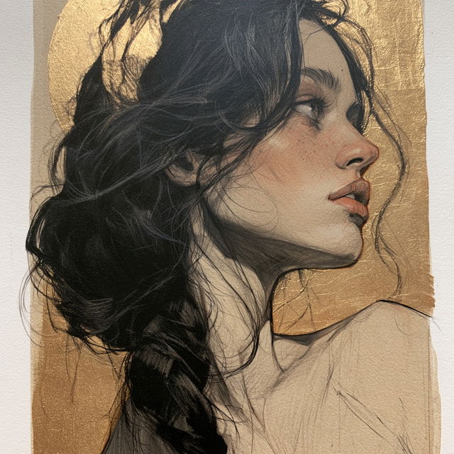 Jenny Frison style, Midjourney V8.2, render 4 of 4