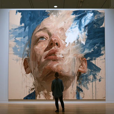 Jenny Saville style (Painters), Midjourney V8.2