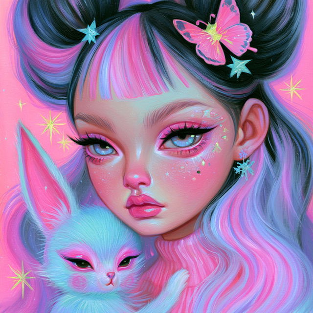 Jeremiah Ketner style, Midjourney V8.2, render 2 of 4