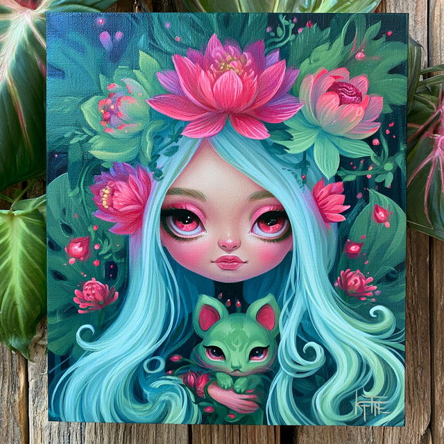 Jeremiah Ketner style, Midjourney V8.2, render 4 of 4