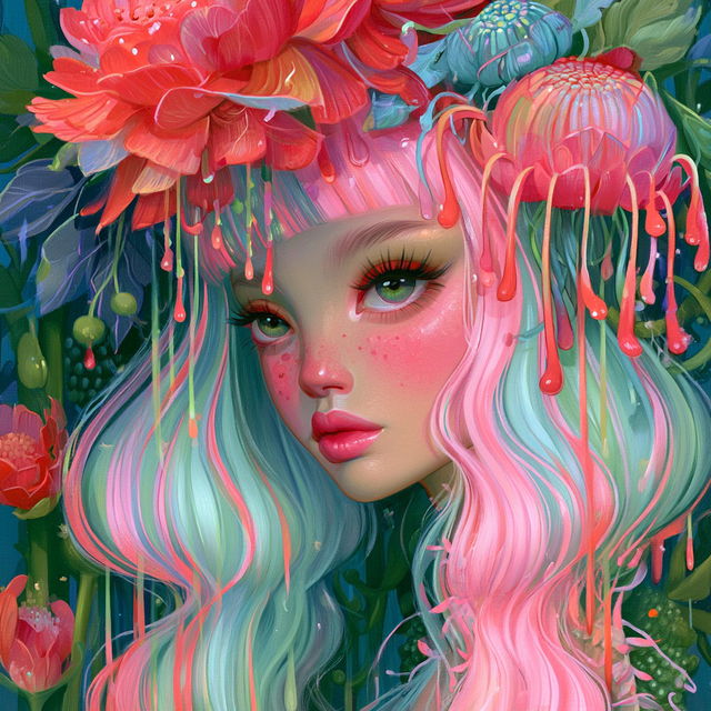 Jeremiah Ketner style, Midjourney V8.2, render 3 of 4