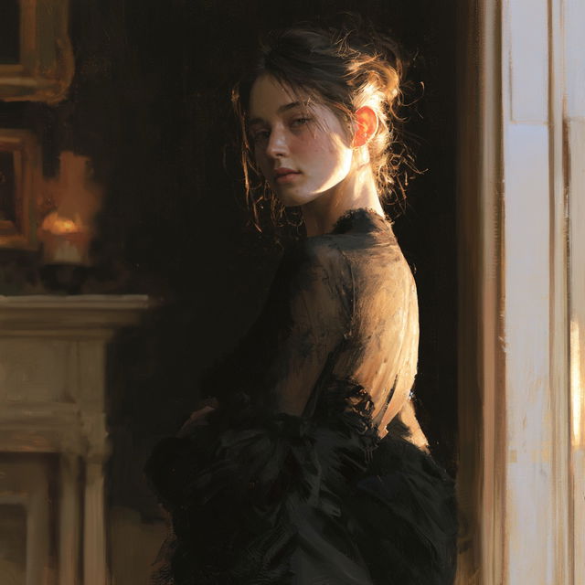 Jeremy Lipking style, Midjourney V8.2, render 4 of 4