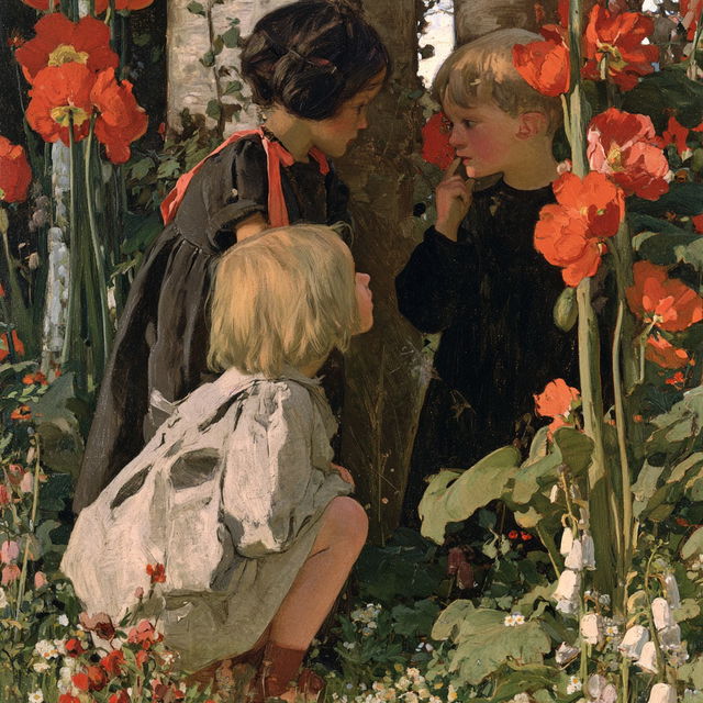Jessie Willcox Smith style, Midjourney V8.2, render 4 of 4