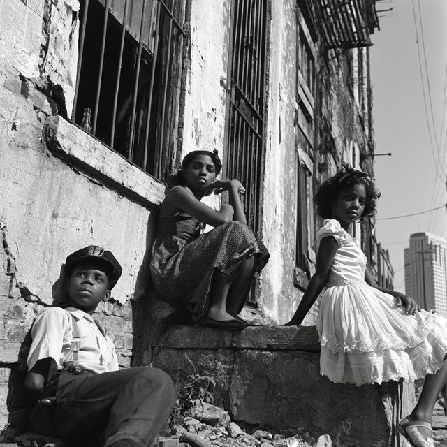 Jill Freedman style, Midjourney V8.2, render 3 of 4
