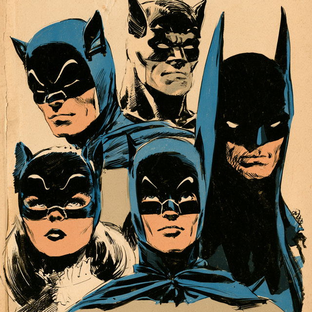 Jim Aparo style, Midjourney V8.2, render 1 of 4