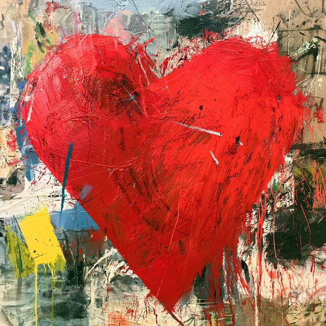 Jim Dine style, Midjourney V8.2, render 2 of 4