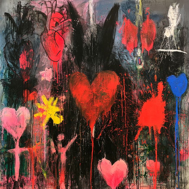 Jim Dine style, Midjourney V8.2, render 4 of 4