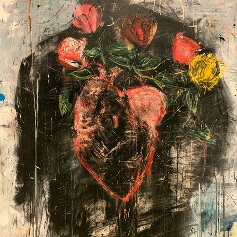 Jim Dine style (Various), Midjourney V8.2