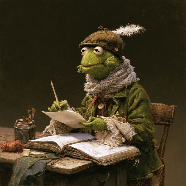 Jim Henson style, Midjourney V8.2, render 1 of 4