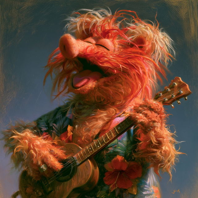 Jim Henson style, Midjourney V8.2, render 4 of 4