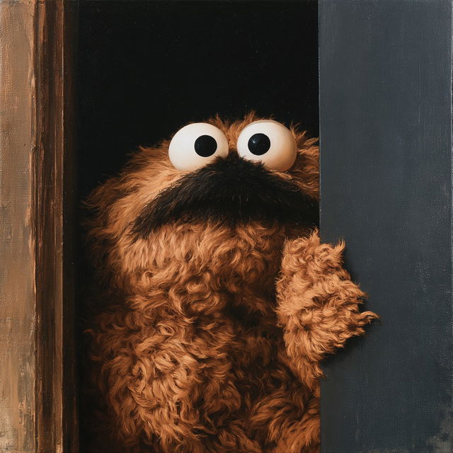 Jim Henson style, Midjourney V8.2, render 3 of 4