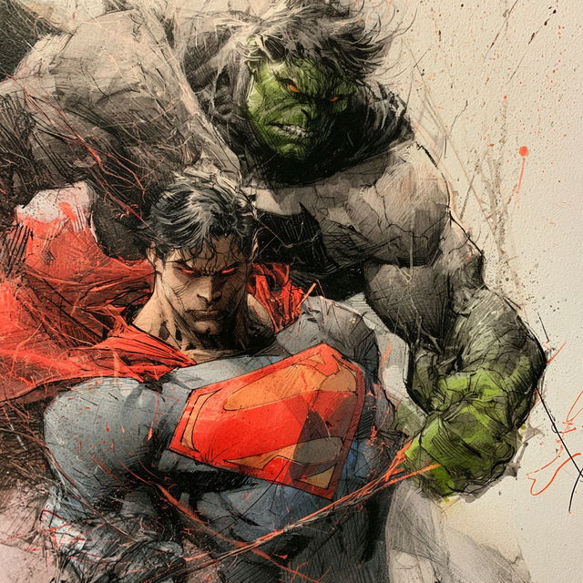 Jim Lee style, Midjourney V8.2, render 4 of 4