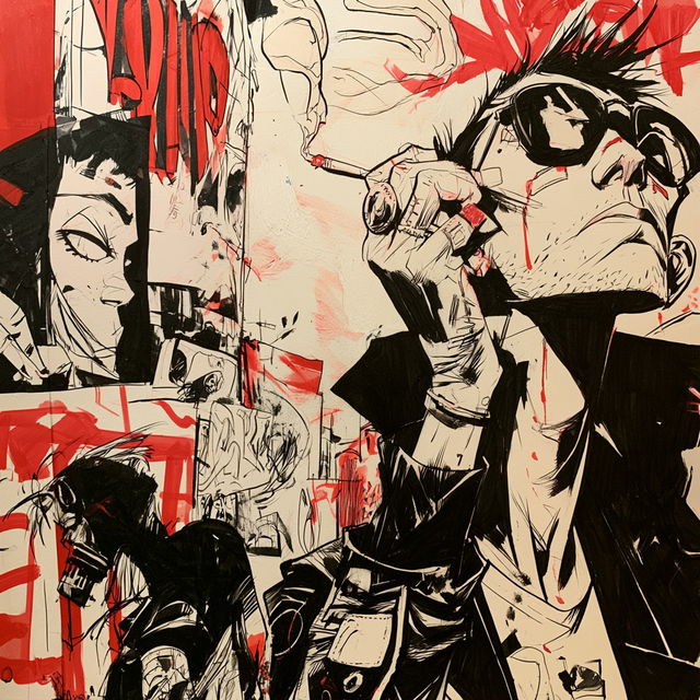 Jim Mahfood style, Midjourney V8.2, render 3 of 4