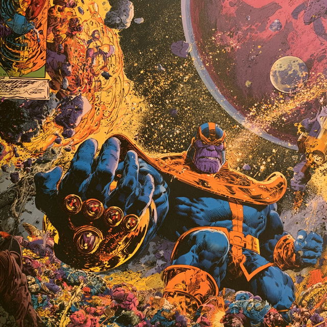 Jim Starlin style, Midjourney V8.2, render 3 of 4
