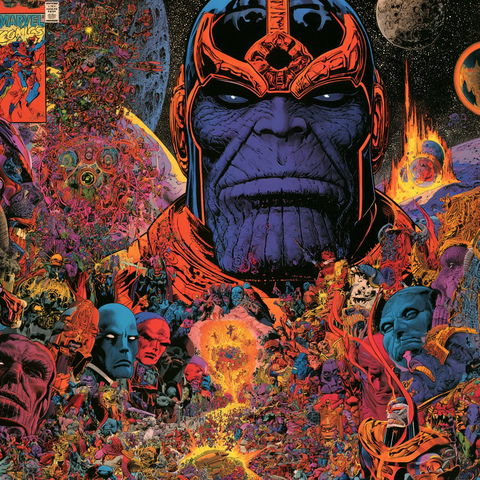 Jim Starlin style (Illustrators), Midjourney V8.2