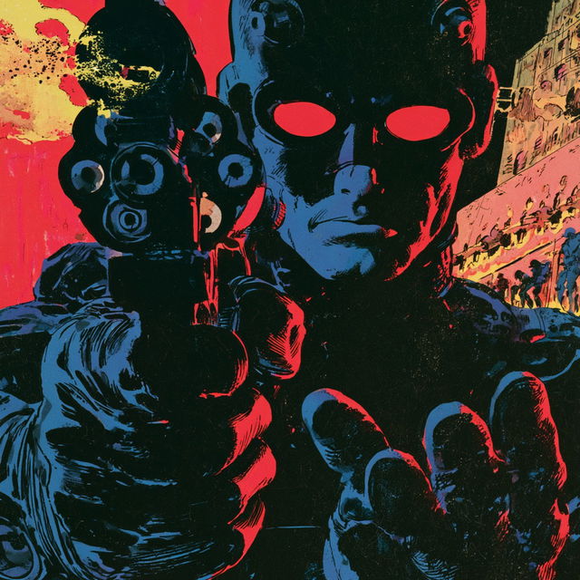 Jim Steranko style, Midjourney V8.2, render 1 of 4
