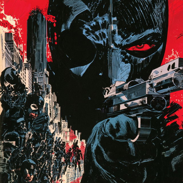 Jim Steranko style, Midjourney V8.2, render 3 of 4
