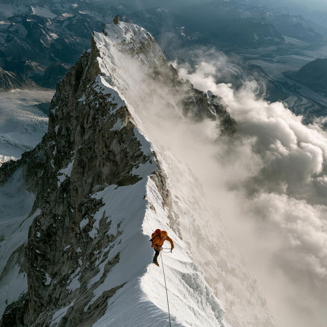 Jimmy Chin style, Midjourney V8.2, render 2 of 4