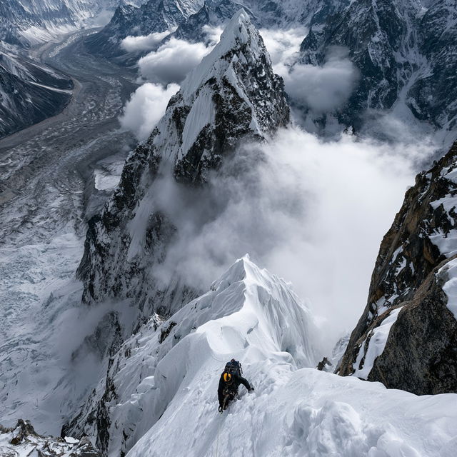 Jimmy Chin style, Midjourney V8.2, render 1 of 4