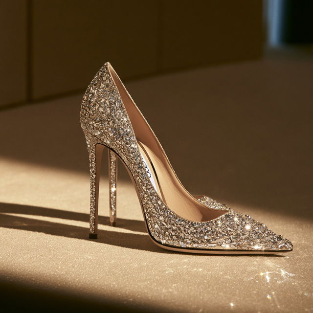 Jimmy Choo style, Midjourney V8.2, render 4 of 4