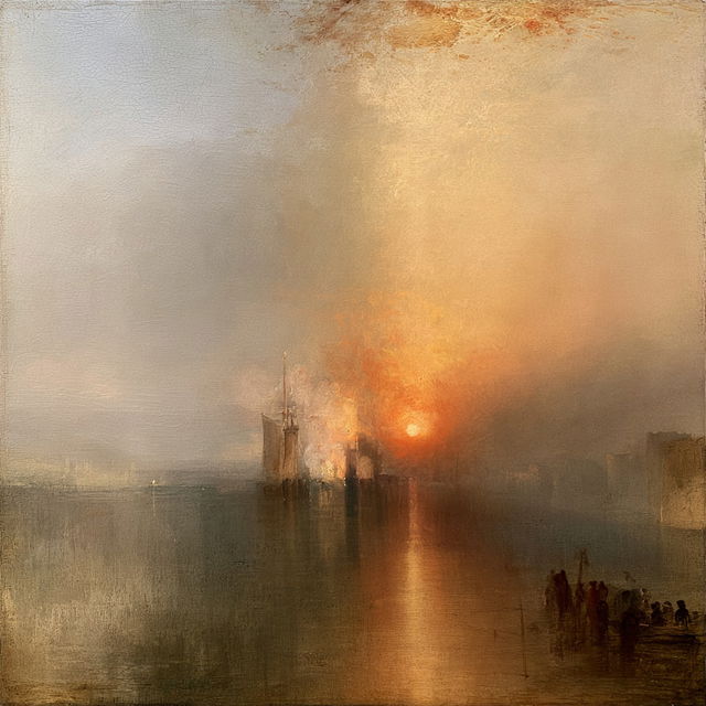 J.M.W. Turner style, Midjourney V8.2, render 2 of 4