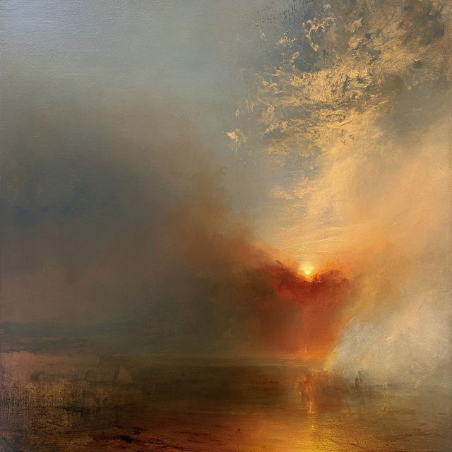 J.M.W. Turner style, Midjourney V8.2, render 1 of 4