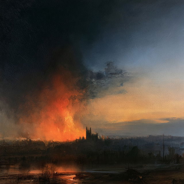 J.M.W. Turner style, Midjourney V8.2, render 3 of 4