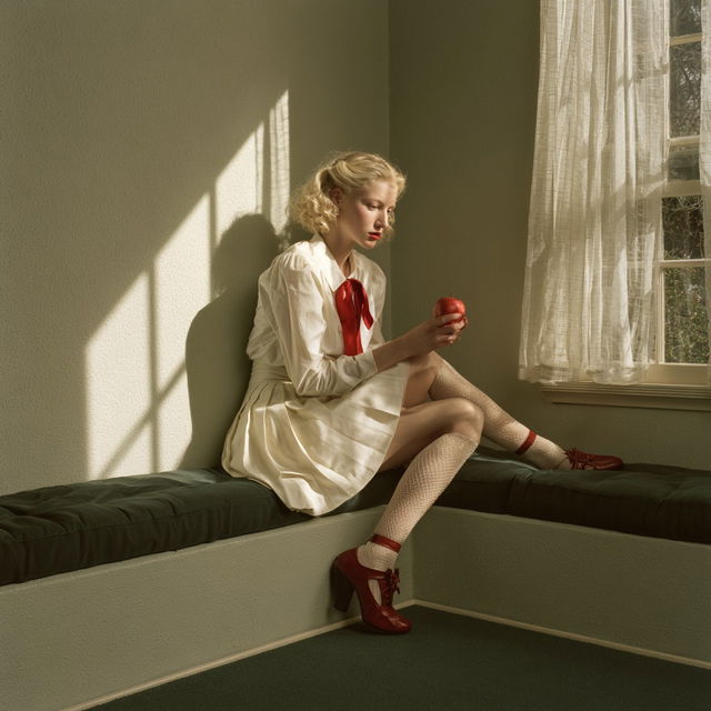 Jo Ann Callis style, Midjourney V8.2, render 4 of 4