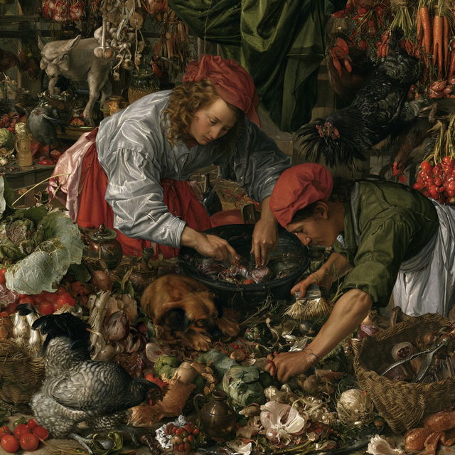 Joachim Beuckelaer style, Midjourney V8.2, render 4 of 4