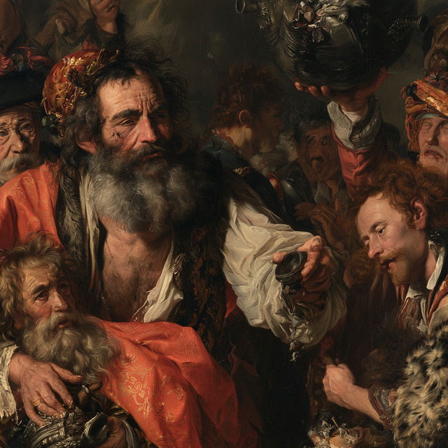 Joachim Wtewael style, Midjourney V8.2, render 4 of 4