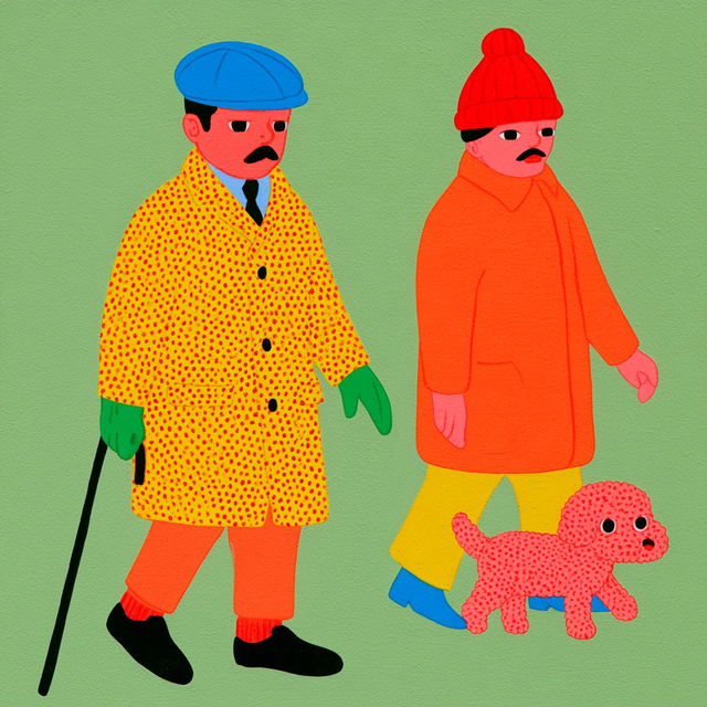 Joan Cornella style, Midjourney V8.2, render 2 of 4