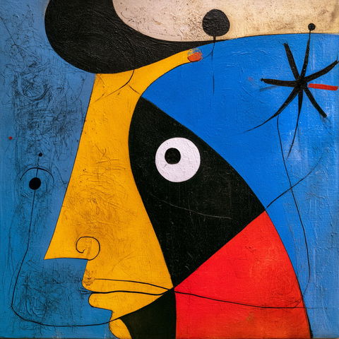 Joan Miro style (Painters), Midjourney V8.2
