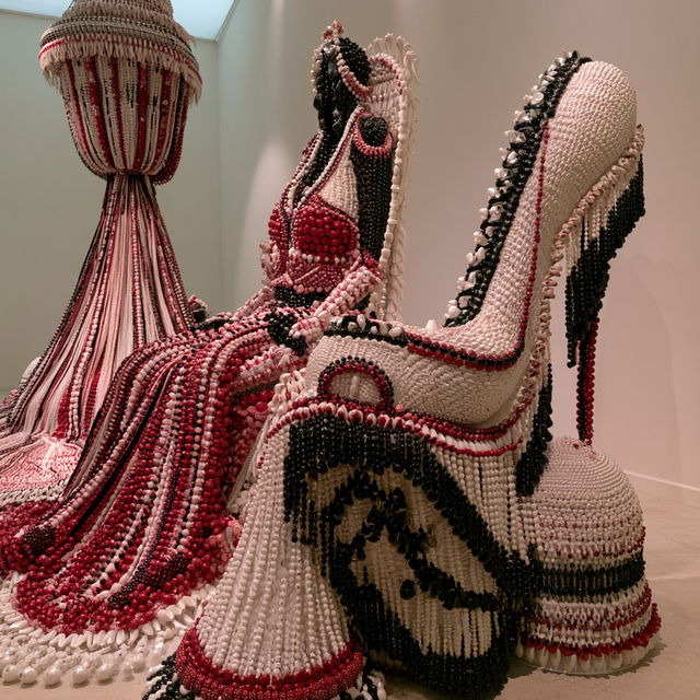 Joana Vasconcelos style, Midjourney V8.2, render 1 of 4
