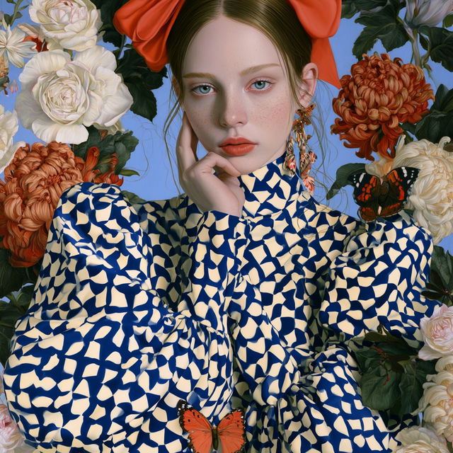 Jocelyn Hobbie style, Midjourney V8.2, render 3 of 4