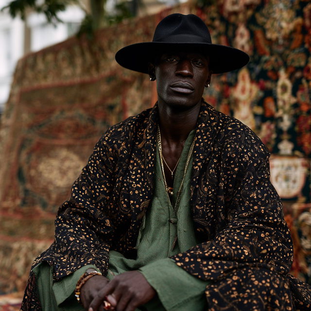 Joe Casely-Hayford style, Midjourney V8.2, render 1 of 4