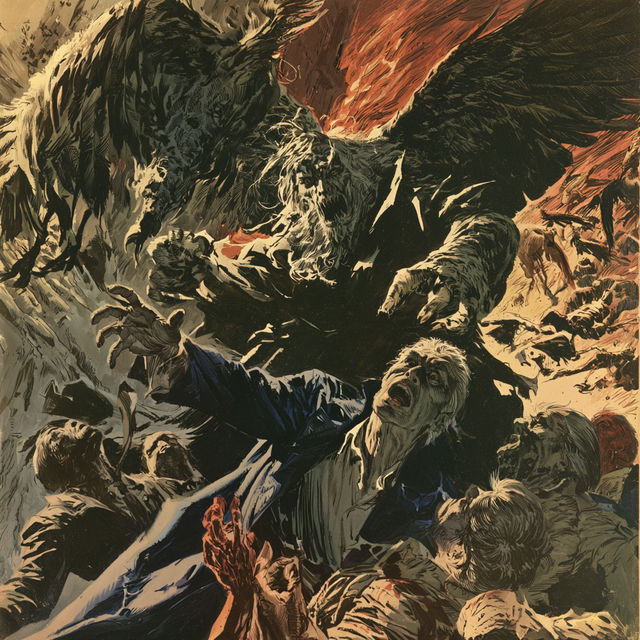 Joe Kubert style, Midjourney V8.2, render 1 of 4