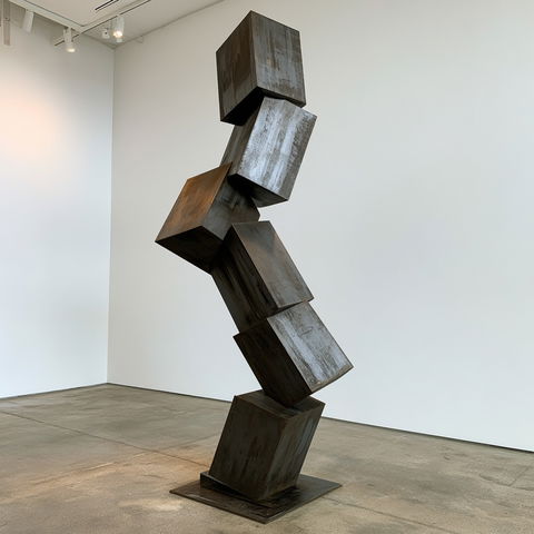 Joel Shapiro style (Sculptors), Midjourney V8.2