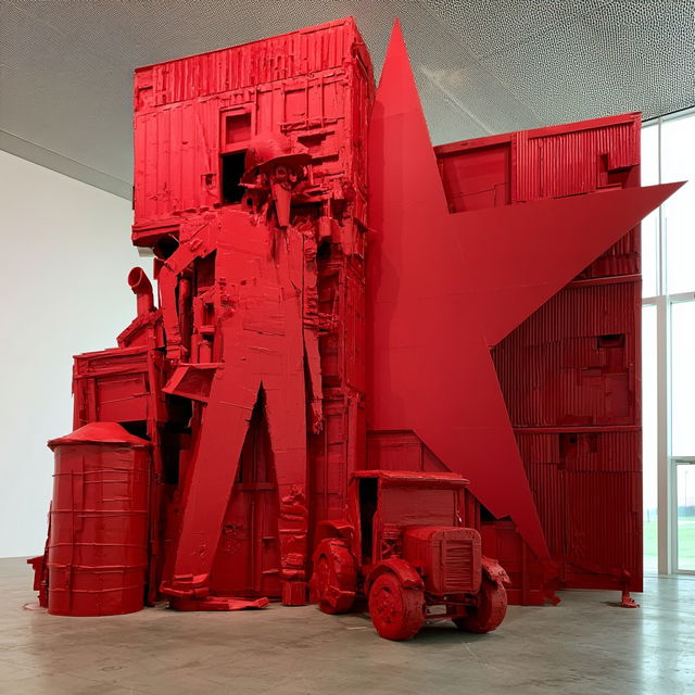 Joep van Lieshout style, Midjourney V8.2, render 4 of 4