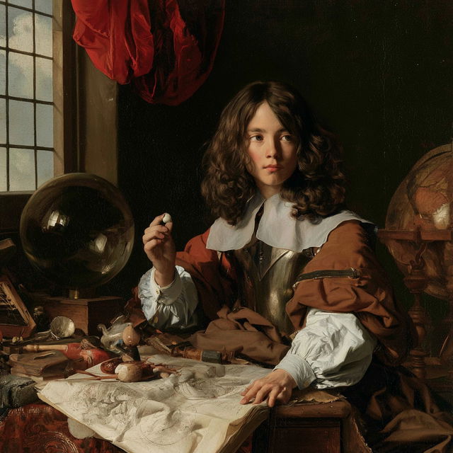 Johannes Cornelisz Verspronck style, Midjourney V8.2, render 3 of 4